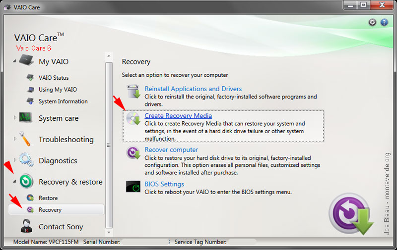 Vaio F Series Clean Install Guide F11 F12 F13 By Joe Bleau